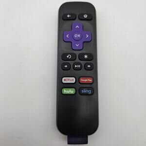 Roku Express RC101 Remote Control for Media Streamer Netflix Google Play Tested